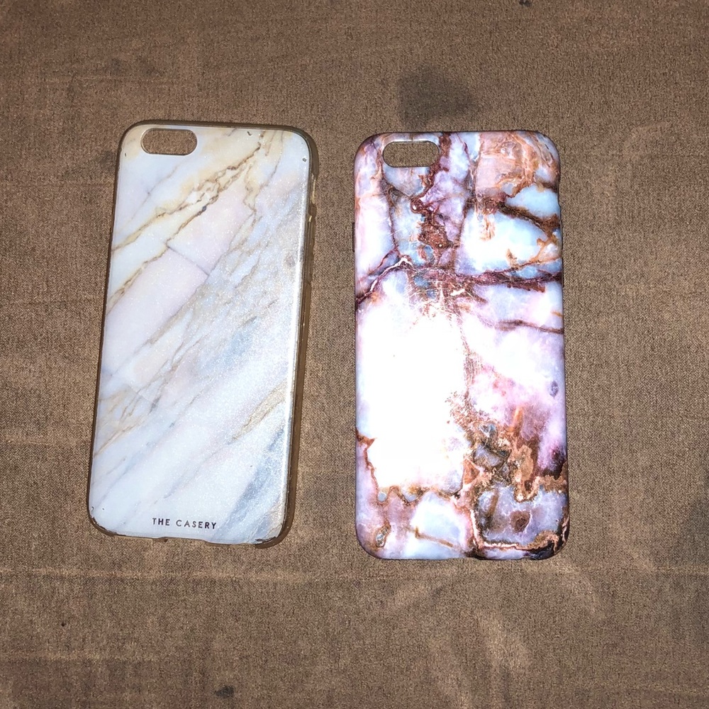 Marble print iPhone 6 cases